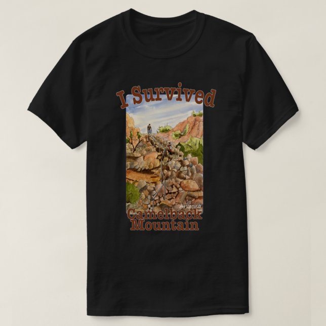Camiseta Sobreviví a la montaña Camelback, Arizona Classic  (Diseño del anverso)