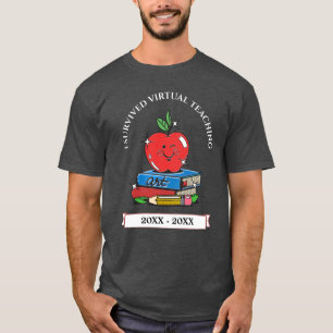 Camiseta Sobreviví a la pandemia virtual de enseñanza 202