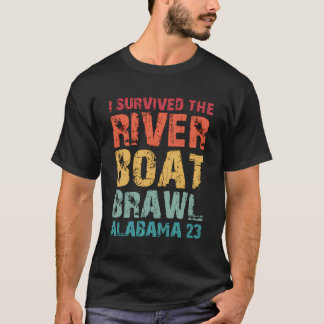 Camiseta Sobreviví A La Pelea Del Riverboat Alabama Funny M