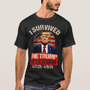 Camiseta Sobreviví A La Recesión Trump 4725 4925 Trump Rec