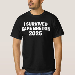 Camiseta Sobreviví a la tormenta de Cape Breton 2026