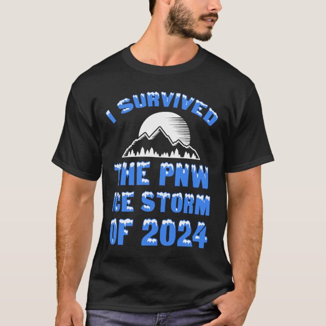 Camiseta Sobreviví A La Tormenta De Hielo De Papúa De 2024 (Anverso)