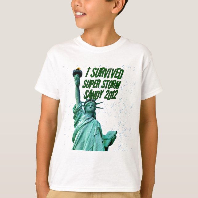 Camiseta Sobreviví a la tormenta Sandy, 2012_ (Anverso)