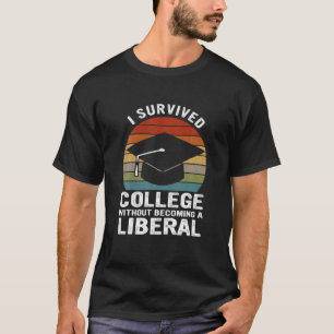 Camiseta Sobreviví A La Universidad Sin Convertirme En Un P