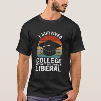 Camiseta Sobreviví A La Universidad Sin Convertirme En Un P