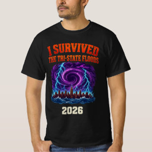 Camiseta Sobreviví a las inundaciones de Tri-State 2026 NY