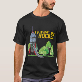 Camiseta Sobreviví A Las Playas De La Escuela De Deslizamie