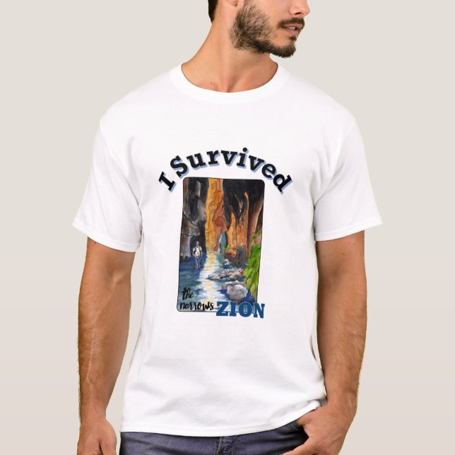 Camiseta Sobreviví A Las Zanahorias, Parque Nacional Zion (Anverso)
