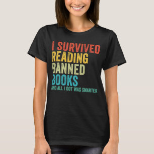 Camiseta Sobreviví a leer libro bibliotecario de libros pro
