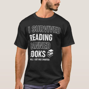 Camiseta Sobreviví a leer libro de librerías prohibido Book