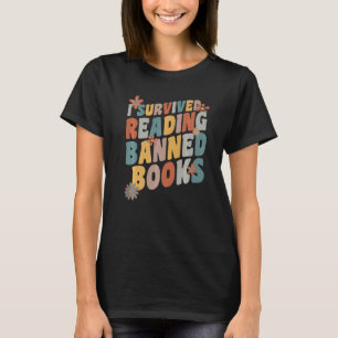 Camiseta Sobreviví a leer libros prohibidos, amante de libr