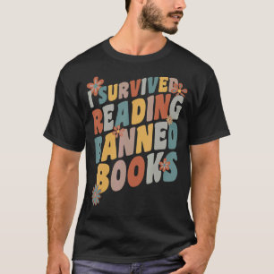 Camiseta Sobreviví a leer libros prohibidos, amante de libr