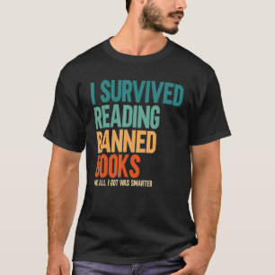 Camiseta Sobreviví a leer libros prohibidos Bookaholic