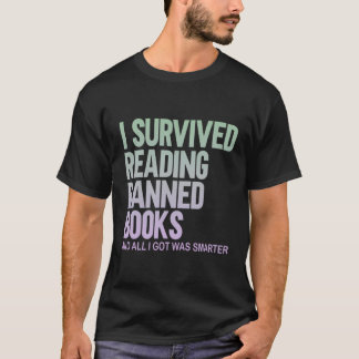Camiseta Sobreviví a leer libros prohibidos en Bookaho