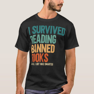 Camiseta Sobreviví a leer libros prohibidos en Bookaho