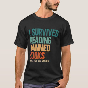 Camiseta Sobreviví a leer libros prohibidos en Bookaho
