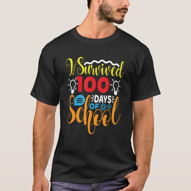 Camiseta Sobreviví A Los Primeros Días De Enseñanza Gracios (Anverso)