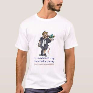 Camiseta Sobreviví a mi despedida de soltero