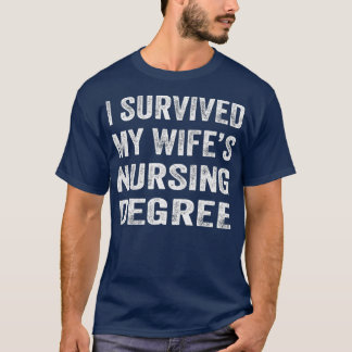 Camiseta Sobreviví a mi esposa Enfermería Enfermería RN