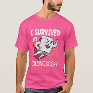 Camiseta Sobreviví a mi gastroenterología de colonoscopia