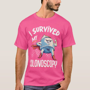 Camiseta Sobreviví a mi gastroenterología de colonoscopia