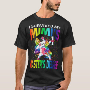 Camiseta Sobreviví a mi graduu de maestría de Mimi en Unico