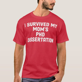 Camiseta Sobreviví a mi madre, tesis de doctorado 5