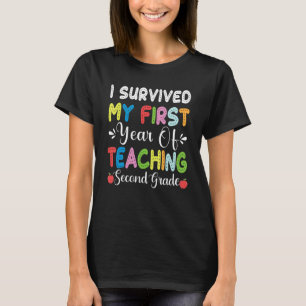 Camiseta Sobreviví a mi primer año de enseñanza de segundo 