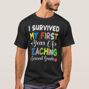 Camiseta Sobreviví a mi primer año de enseñanza de segundo