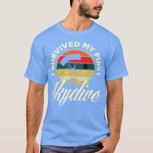Camiseta Sobreviví a mi primer Skydiver Funny Skydiver