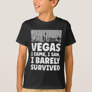 Camiseta Sobreviví A Mi Viaje A Las Vegas 1