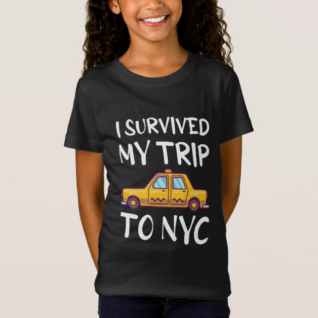 Camiseta Sobreviví A Mi Viaje A Nueva York (Anverso)