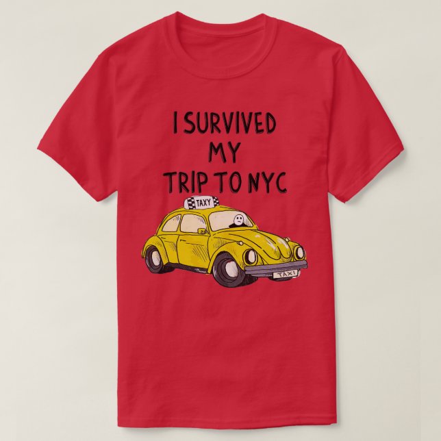 Camiseta Sobreviví A Mi Viaje A Nyc (Diseño del anverso)