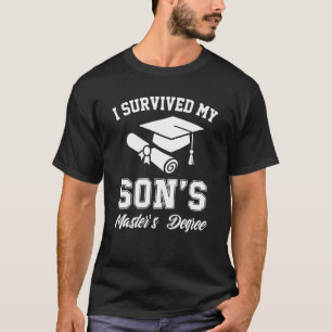 Camiseta sobreviví a mis hijos maestría en licenciatura hij