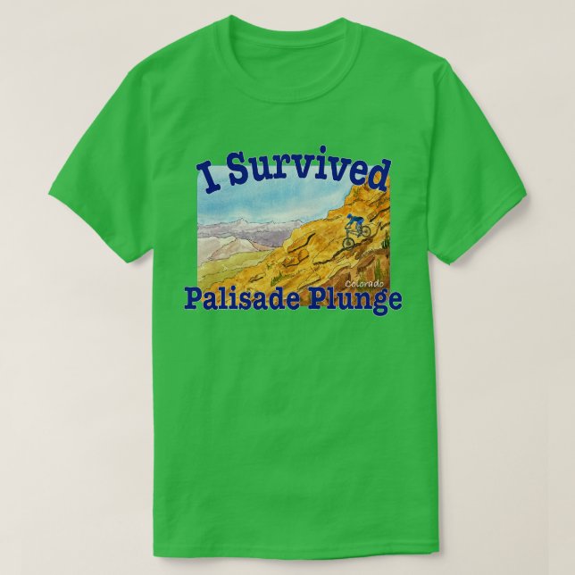Camiseta Sobreviví a Palisade Plunge Colorado (Diseño del anverso)