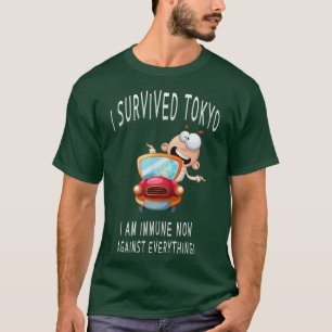 Camiseta Sobreviví a Tokio, Japón, Diversión, Tokio