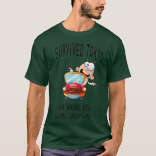 Camiseta Sobreviví a Tokio, Japón, Diversión, Tokio