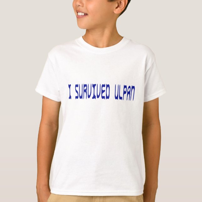 Camiseta Sobreviví a Ulpan (Anverso)
