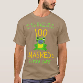 Camiseta Sobreviví a un amante de las ranas de los 100 días