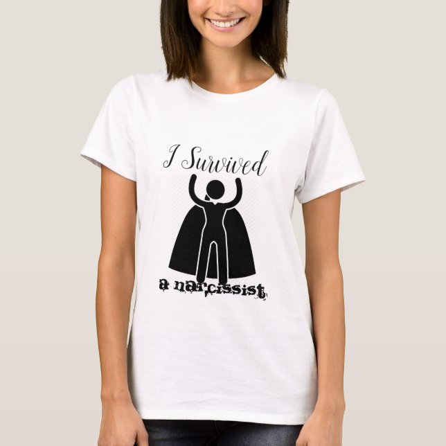 Camiseta Sobreviví a un narcissist (Anverso)