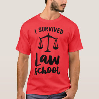 Camiseta Sobreviví al abogado del partido de graduación de 