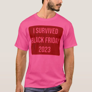 Camiseta Sobreviví al Black Friday 2023