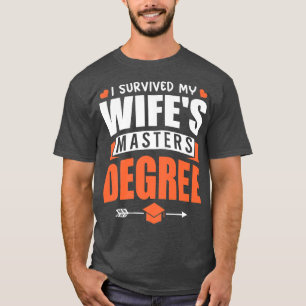 Camiseta Sobreviví al boo de graduación de maestría de mi e