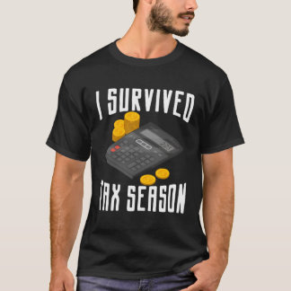 Camiseta Sobreviví al contable de temporada de impuestos Cp