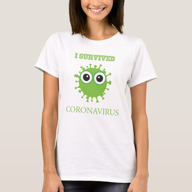 Camiseta Sobreviví al Coronavirus (Anverso)