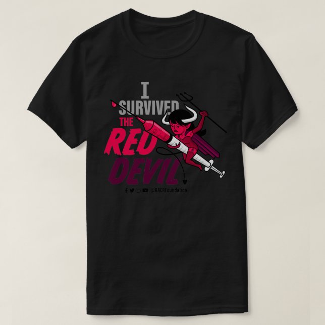 Camiseta Sobreviví al diablo rojo (Diseño del anverso)