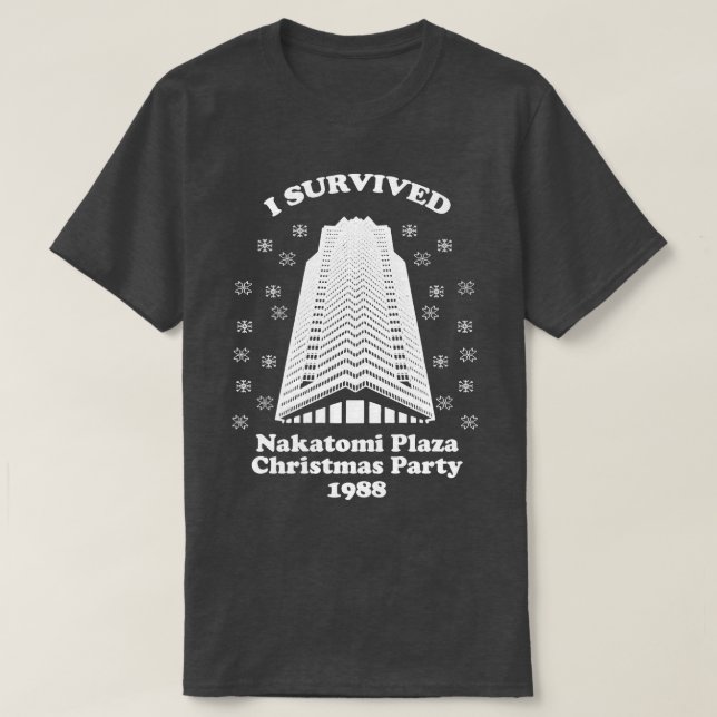 Camiseta Sobreviví al Fiesta de Navidades Nakatomi Plaza 19 (Diseño del anverso)