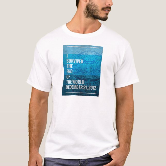 Camiseta Sobreviví al fin del mundo (Anverso)