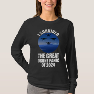 Camiseta Sobreviví Al Gran Pánico De Los Drones De 2024