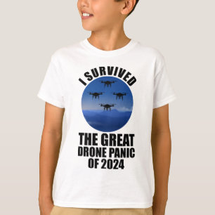 Camiseta Sobreviví Al Gran Pánico De Los Drones De 2024